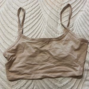Tan Crop top